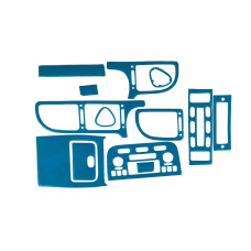 Накладки на панель (синій колір) для Peugeot 406 1995-2004 рр