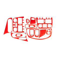 Накладки на панель (червоний колір) для Fiat Palio 1996-2011 рр