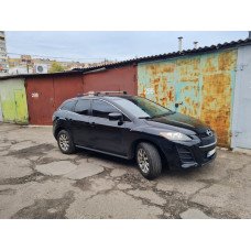 Поперечени у штатні місця під ключ Wingbar V3 (2 шт) чорні для Mazda CX-7 2006-2012 рр