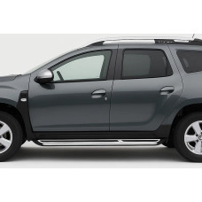 Бокові пороги OEM (2 шт. Алюміній) для Dacia Duster 2018-2024 рр