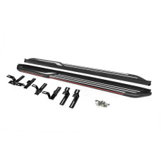 Бокові пороги OEM (2 шт. Алюміній) для Hyundai Tucson NX4 2021- рр