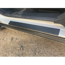 Накладки на пороги DDU Мат (2 шт. пластик) для Mazda CX-30 2019- рр