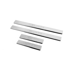 Накладки на пороги Carmos V2 (4 шт нерж) для Citroen C-Elysee 2013-2022 рр