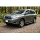 Бокові пороги Duru (2 шт., Алюміній) для Toyota Highlander 2008-2013 рр