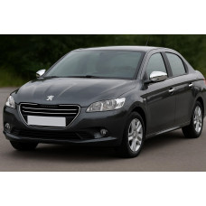 Накладка на дзеркала (2 шт нерж.) для Peugeot 301 2012- рр