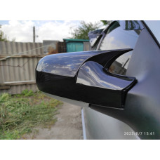 Кришки дзеркал бмв-style (2 шт) для Renault Clio III 2005-2012 рр