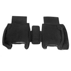 Задні гумові килимки в салон (2 шт ОЕМ) для Honda Civic HB 2006-2012 рр