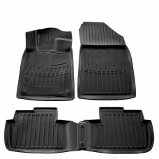 Килимки Stingray 3D (SD) (4 шт поліуретан) для Peugeot 407 2004-2011 рр