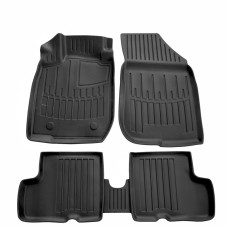 Килимки Stingray 3D (2WD) (5 шт поліуретан) для Renault Duster 2008-2017 рр