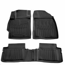 Килимки Stingray 3D (4 шт поліуретан) для Toyota Auris 2007-2012 рр
