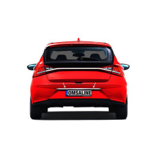 Хром планка над номером OmsaLine (нерж) для Hyundai I-20 2020- рр