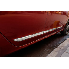 Молдинг дверний (4 шт нерж.) для Chevrolet Aveo T300 2011-2020 рр