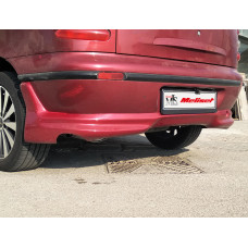 Накладка на задній бампер (Meliset під покраску) для Fiat Bravo 2008-2016 рр