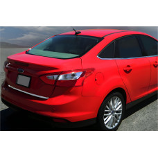 Кромка багажника 2015-2017 (Седан нерж) для Ford Focus III рр