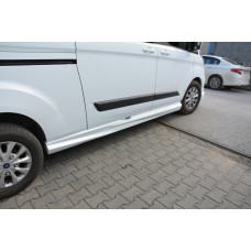 Пороги (2 шт під фарбування) Довга база для Ford Custom 2013-2022 рр