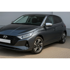 Накладки на дзеркала (2 шт. нерж.) для Hyundai I-20 2020- рр