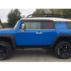 Нижня окантовка на вікна (нержавійка 4 шт) для Toyota FJ Cruiser 2006-2022 рр