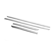 Молдинг дверний (4 шт нерж) для Nissan Pulsar 2014- рр