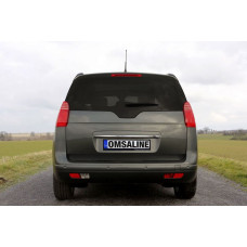 Хром планка над номером OmsaLine (нерж) для Peugeot 5008 2009-2016 рр