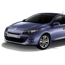 Накладка на передній бампер 2013-2016 (HB нерж) для Renault Megane III рр