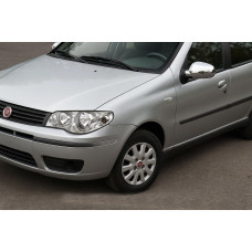 Накладки на дзеркала (2011-2026 2 шт пласт.) OmsaLine - ABS для Fiat Albea рр