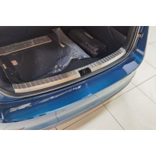 Накладка на задній поріг OmsaLine (нерж.) для Skoda Scala 2018- рр