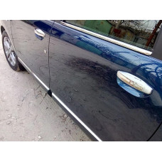 Накладки на ручки (4 шт. нерж.) Carmos - Турецька сталь для Renault Lodgy 2013-2022 рр