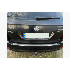 Накладка на задній бампер Carmos (SD/SW нерж) для Skoda Octavia II A5 2006-2010 рр