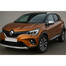 Накладки на дзеркала (2 шт нерж.) для Renault Captur 2019- рр