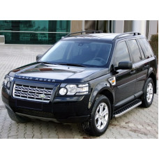 Бокові пороги BlackLine (2 шт алюміній) для Land Rover Discovery IV 2009-2017 рр