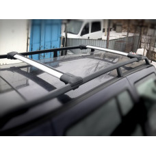 Перемички на звичайні рейлінги без ключа Can V1 (2 шт) до 105 см Сірі для Volkswagen T4 Transporter 1990-2003 рр