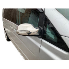 Накладки на дзеркала (2004-2010, Viano, 2 шт, нерж) для мерседес Vito W639 рр
