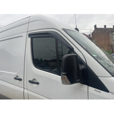 Накладные ветровики (2 шт, Sunplex Sport) для мерседес Sprinter W906 2006-2018 гг