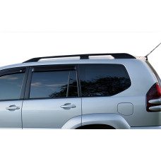 Рейлінги оригінальний дизайн (2 шт) для Toyota Land Cruiser Prado 120 2002-2009 рр