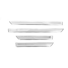 Накладки на пороги OmsaLine (4 шт нерж) для Skoda Kodiaq 2016-2023 рр