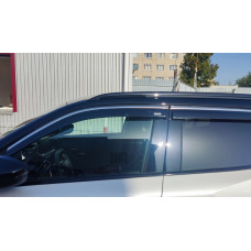 Вітровики з хромованим молдингом (4 шт Niken) для Peugeot 2008 2019- рр