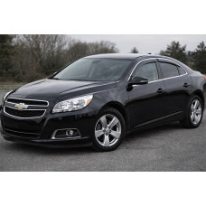 Вітровики з хромованим молдингом (4 шт Niken) для Chevrolet Malibu 2011-2018 рр