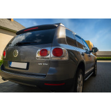Накладки задні ліхтарі 2008-2011 (2 шт., пласт) для Volkswagen Touareg рр