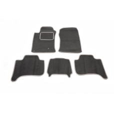 Коврики ворсовые Premium (5 шт) для Toyota Land Cruiser Prado 120 2002-2009 гг