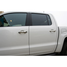 Накладки на ручки (4 шт, нерж) Carmos - Турецька сталь для Volkswagen Amarok 2010-2022 рр