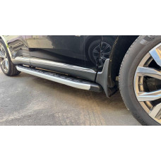 Бокові пороги Fullmond (2 шт алюміній) для Lexus RX 2009-2015 рр