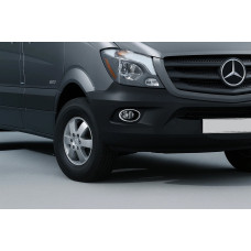 Накладки на противотуманки 2013-2026 (2 шт., нерж.) для мерседес Sprinter W906 рр