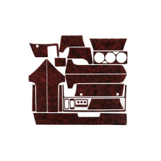 Накладки на панель Темне дерево для бмв 5 серія E34 1988-1995 рр