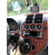 Накладки на панель Meric (1996-1999) Карбон для мерседес Vito W638 рр