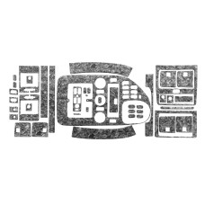 Накладки на панель Meric (V-клас 1999-2003) Титан для мерседес Vito W638 рр