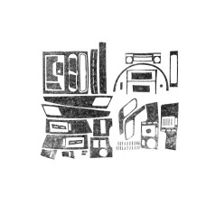 Накладки на панель (Meric, 50 деталей) Титан для мерседес Sprinter W906 2006-2018 рр