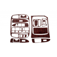 Накладки на панель Карбон для Toyota Land Cruiser 100 1998-2007 рр