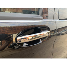 Накладки на ручки (4 шт., нерж.) З чіпом, Carmos - Турецька сталь для мерседес Vito/V-class W447 2014- рр