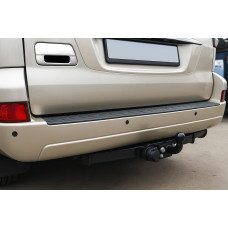 Накладка на ручку двері багажника (нерж) Carmos - Турецька сталь для Toyota Land Cruiser Prado 120 2002-2009 рр