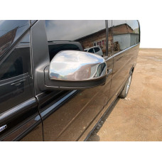 Накладки на дзеркала Vito 2010-2015 (2 шт) OmsaLine - Хромований пластик для мерседес Vito W639 рр